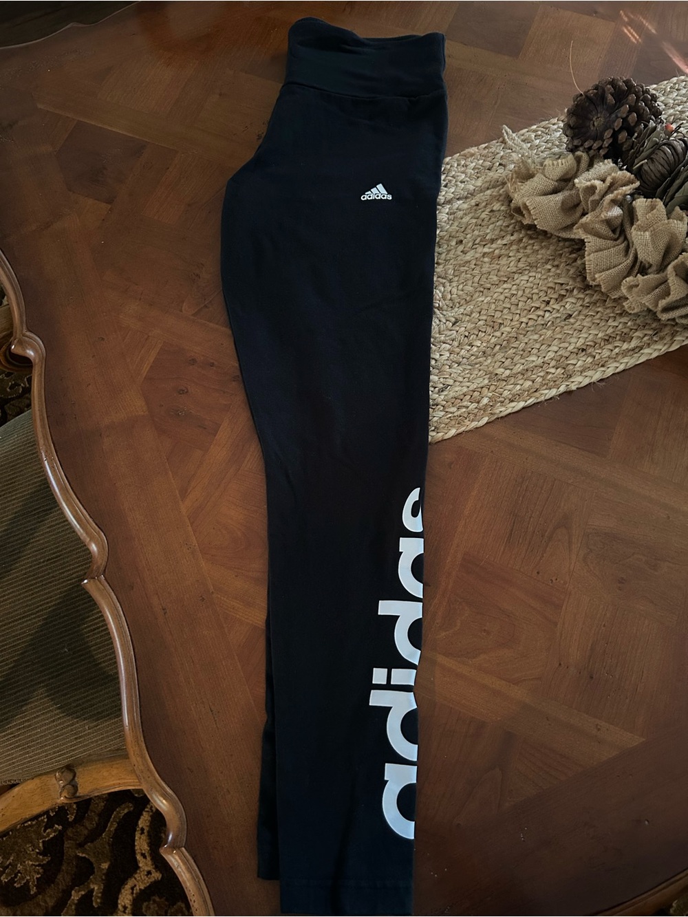 Adidas Women’s Black Logo Leggings